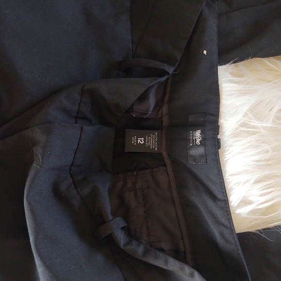 Mossimo straight leg black pants size women's 12 - Picture 5 of 5